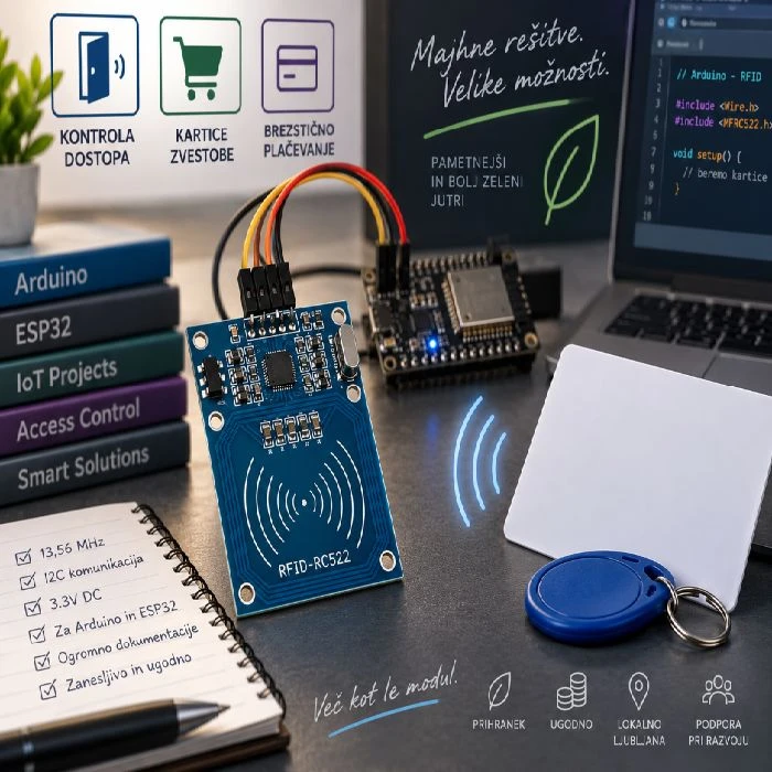 RFID modul za branje brezstičnih kartic RF-522
